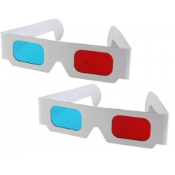 2 paires de lunettes 3D